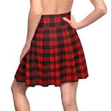 Plaid Vibes High Waist Skater Skirt