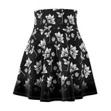 Floral Love Letter Skater Skirt For Sale - Printed Skirts | Calligoth