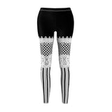 All Laced-up Printed Leggings For Sale - Printed Leggings | Calligoth