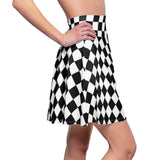 Checkmate High Waist Skater Skirt