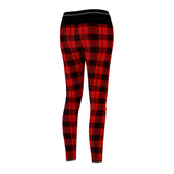 Plaid Vibes Mid Rise Leggings