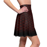 Dark Rose Queen Skater Skirt