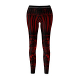 Striped Rose Gothic Gate Leggings