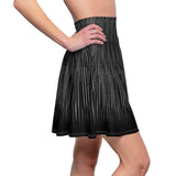 Thin Grunge Stripes Skater Skirt