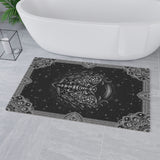 Gothic Elephant Butterfly Floor Mat