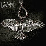 Crow Pendant Necklace