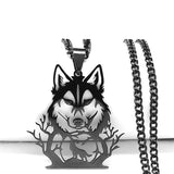 Lunar Lobo Pendant Necklace