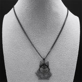 Lunar Lobo Pendant Necklace