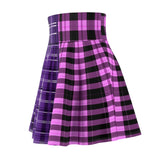 Purple Beauty Plaid Skater Skirt