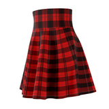 Plaid Vibes High Waist Skater Skirt