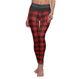 Plaid Vibes Mid Rise Leggings