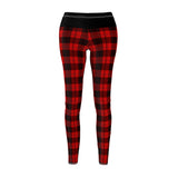 Plaid Vibes Mid Rise Leggings