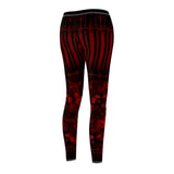 Striped Rose Gothic Gate Leggings