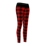 Plaid Vibes Mid Rise Leggings