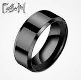 Black Titanium Stainless Ring