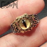 Vintage Python Eye Ring