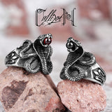 Cobra Stainless Steel Ring