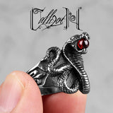 Cobra Stainless Steel Ring