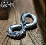 Vintage Silver Color Snake Pendant