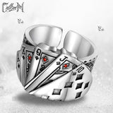 Straight Flush Poker Playing Card Rings