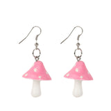 Resin Mushroom Earrings