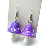 Resin Mushroom Earrings