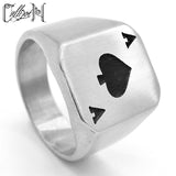 Ace of Spades Poker Ring