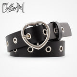 Wide Eyelet Grommet Belt